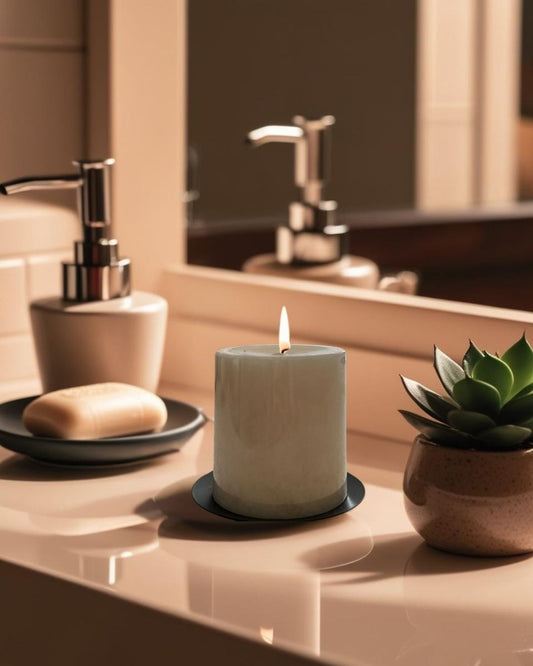 Podio - Round Metal Candle Holders 3-Piece Set