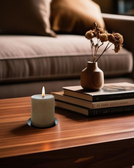 Podio - Round Metal Candle Holders 3-Piece Set
