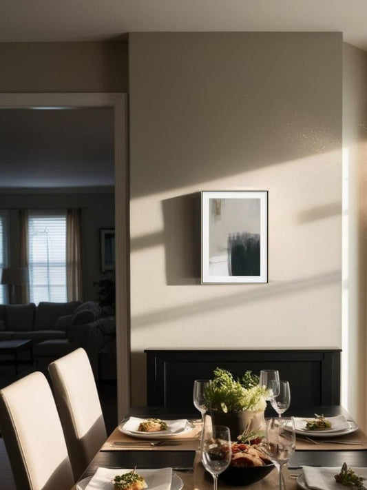 Framed Abstract Canvas Wall Art Set – 27.5" x 19.6"