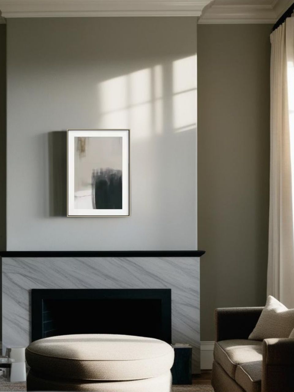 Framed Abstract Canvas Wall Art Set – 27.5" x 19.6"