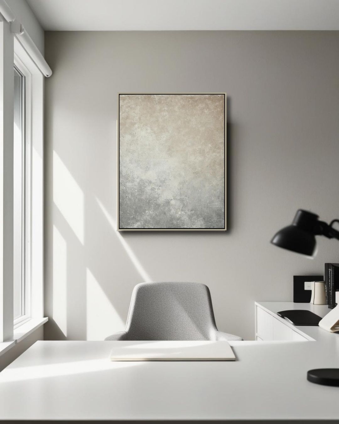 Cuadro abstracto 50 x 70 cm., Stone Fade