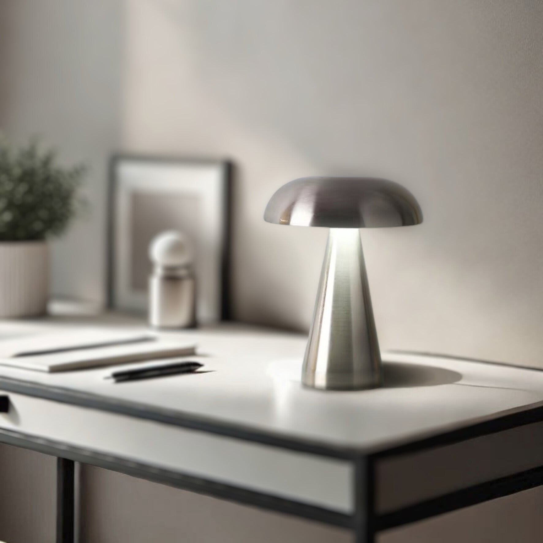 Shiitake - Metal Desk Lamp 8.07"