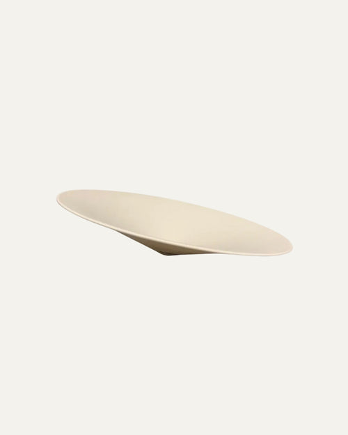 scultpural porcelain on white background
